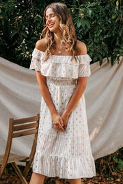 Boho Style Kleid Weiß